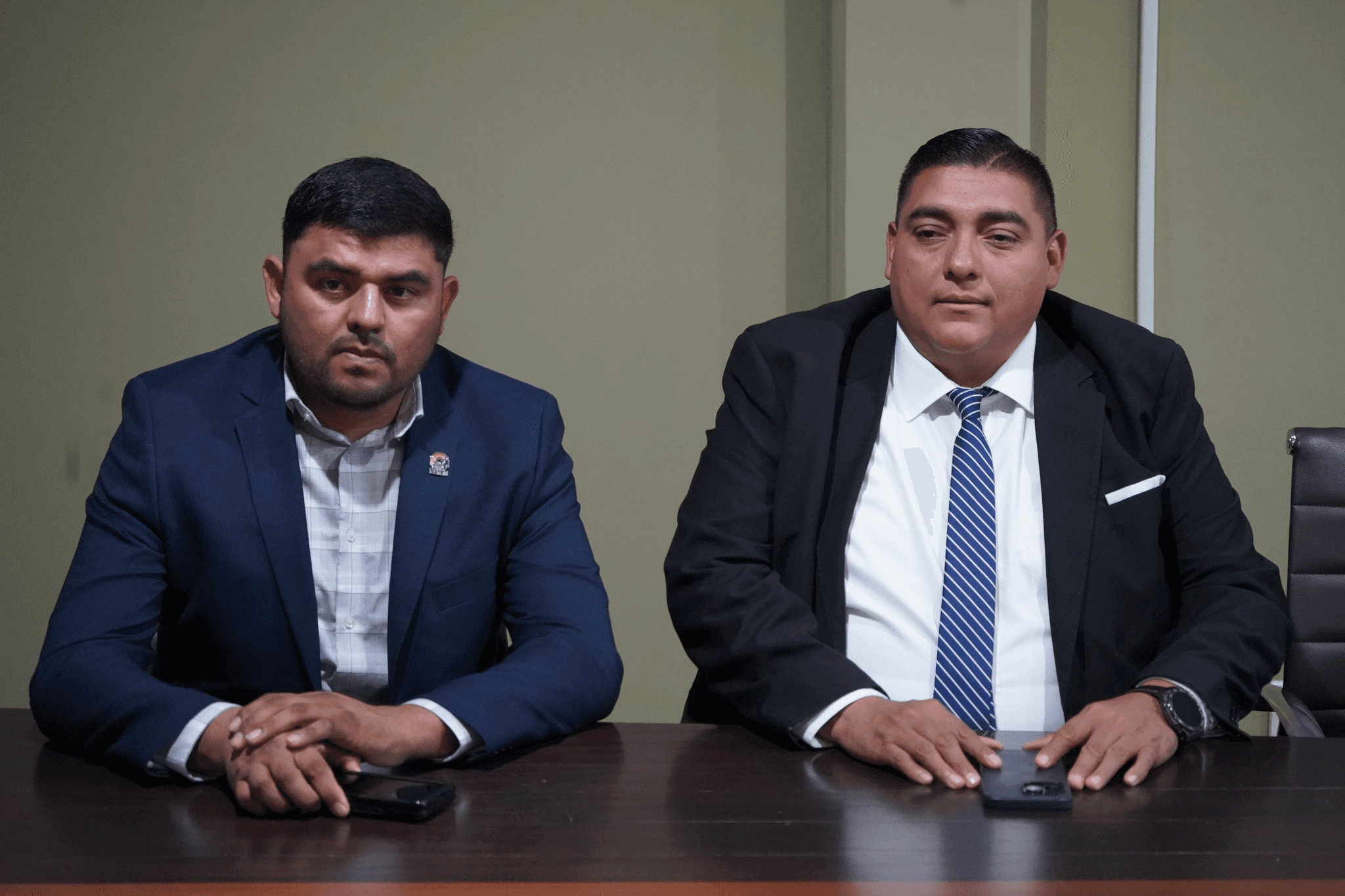 Directivos presentando plan de trabajo