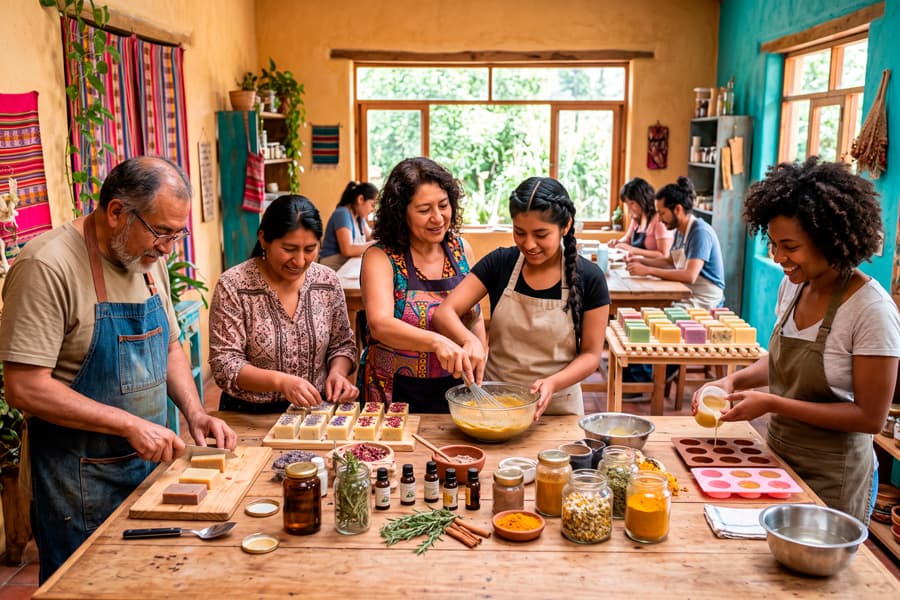 Elaboración de jabones artesanales