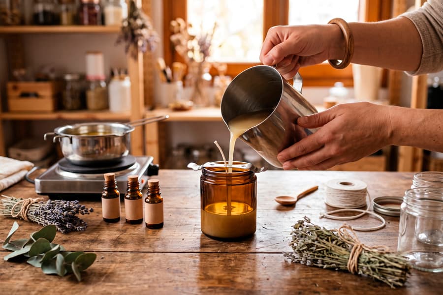 Elaboración de Velas Aromáticas